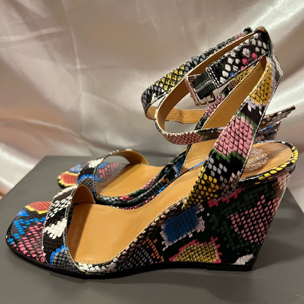 y2k snakeskin platform heels